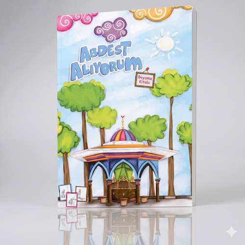 Abdest Alıyorum (Boyama Kitabı)